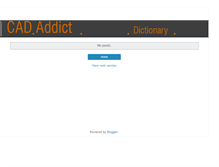 Tablet Screenshot of dict.cad-addict.com