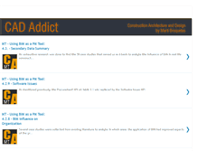 Tablet Screenshot of cad-addict.com